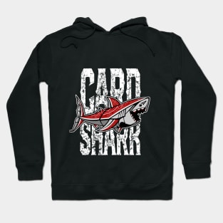 Card Shark - White Hoodie